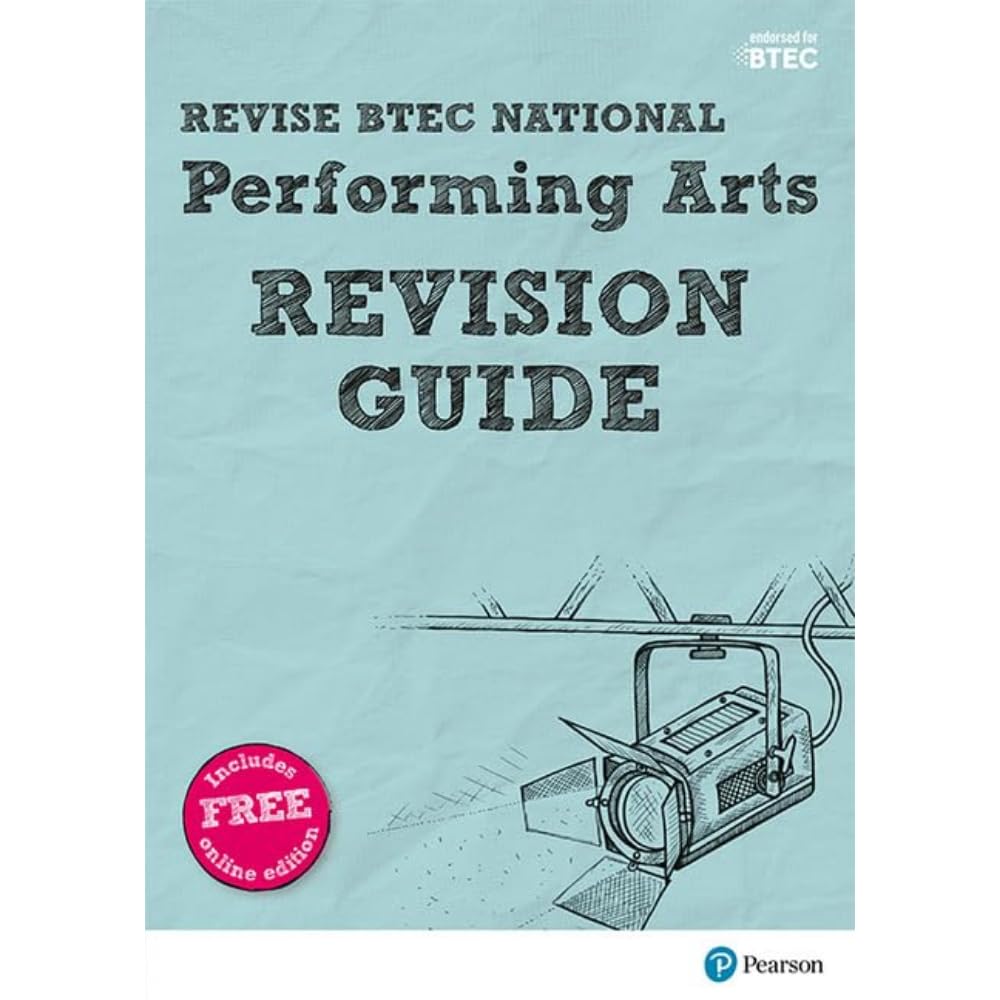 Pearson REVISE BTEC National Performing Arts Revision Guide inc online edition - for 2025 exams [Paperback] [Aug 28, 2017] Hindley, Emma and McEntee, Heidi