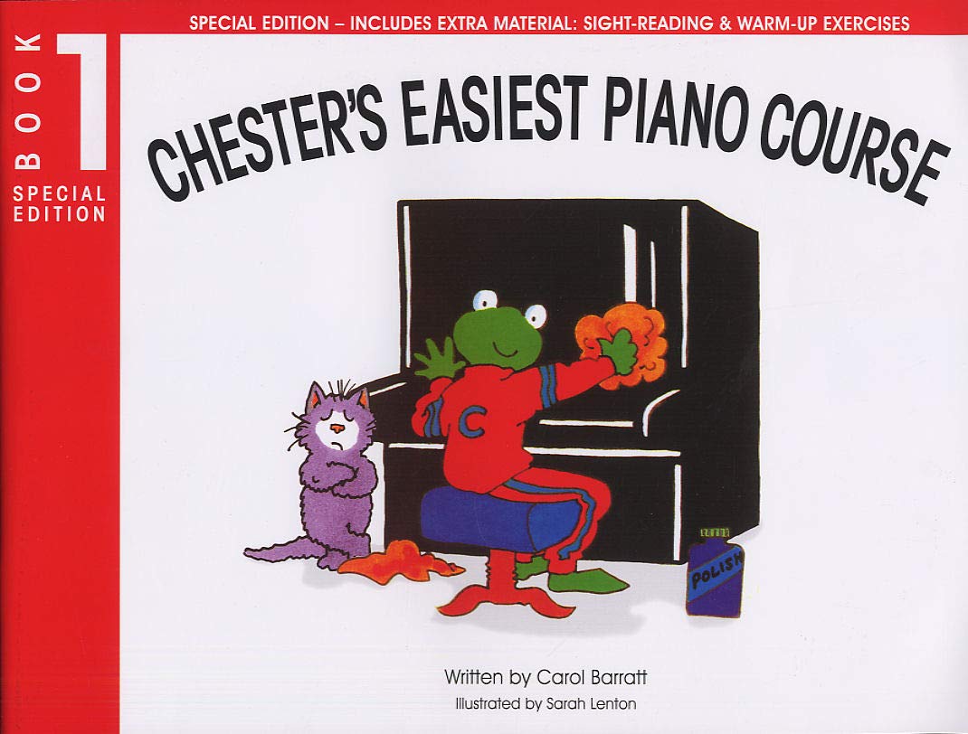 Chester's Easiest Piano Course - Book 1 Special Edition | Piano Method for Beginners | Sight-Reading and Warm-Up Exercises | Fun Piano Learning for Young Children | Music Sales America [Paperback] [Feb 29, 2008] Carol Barratt