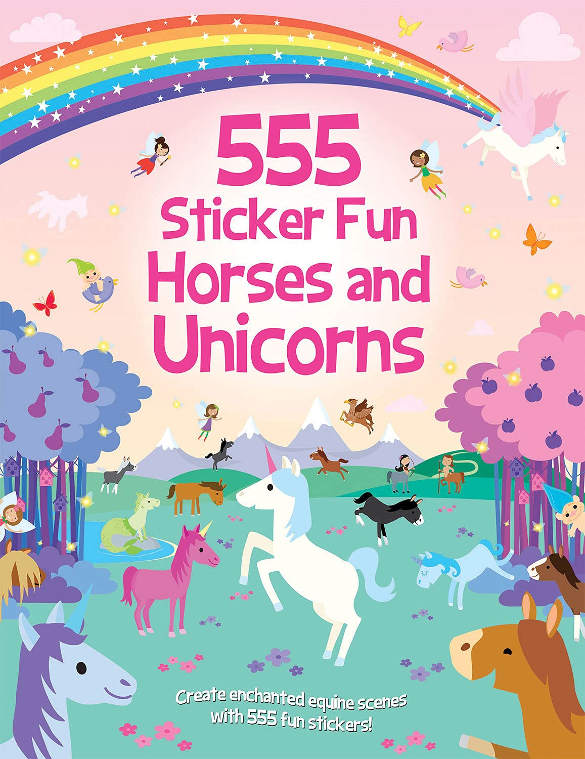 555 Sticker Fun - Horses and Unicorns Activity Book [Paperback] [Jun 01, 2017] Graham, Oakley and Ellis, Lauren