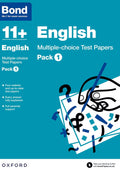 Bond 11+: English Multiple-choice Test Papers: Pack 1 [Paperback] [Mar 05, 2015] Lindsay, Sarah and Bond 11+