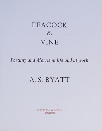 Peacock and Vine